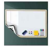Foglio magnetico cancellabile a secco per lavagna Rotolo di carta da parati magnetica cancellabile a secco, staccabile e adesiva, bianca, diverse dimensioni(White-b,31.5x47.2IN(80x120CM))