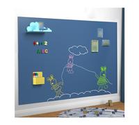 Foglio magnetico cancellabile a secco per lavagna Rotolo di carta for lavagna bianca autoadesiva magnetica multicolore, diverse dimensioni(Grey blue,23.62x35.43in/60x90cm)