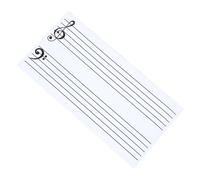 Foglio Magnetico Pentagramma per Piano e Lavagna Bianca Riutilizzabile | Aula di Suono e Allenamento Uditivo, Supporto Adesivo Magnetico, Stampa Standard Educativa, Accessori Inclusi