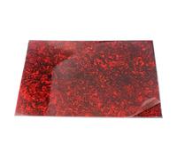 Foglio Materiale Battipenna Rosso XD14 per Chitarra Acustica e Basso | Acrilico e Pvc, Film Protettivo Resistente all'Usura, Dimensioni 44x29cm, Finitura Bella