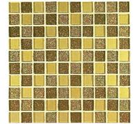 FOGLIO Mosaico in vetro oro mix 30x30 Vitrex