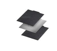 Foglio PEI 335x365mm Piastra di Costruzione Magnetica PEI Testurizzata bifacciale con Adesivo for A350 A350T 3D(Black,No Base)
