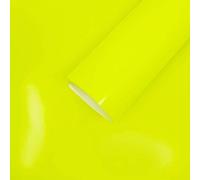 Foglio Pellicola Adesivo Car Wrapping, Giallo Fluo, 50 x 70 cm