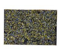 Foglio per Chitarra, Piastra Protettiva in Plastica, Accessori Musicali - Triplo Film Protettivo, Decorazione Elegante, Ideale per Amanti del Fai Da Te e Chitarristi Fingerstyle (perle nere e gialle)