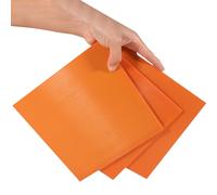 Foglio piatto in resina fenolica, Lo strato fenolico della bachelite for il commutatore parte pacchetto arancione di spessore 2-20mm 150mm x 100mm(Thickness:2mm)