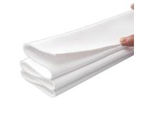 Foglio Piatto Morbido In PTFE Espanso EPTFE E-PTFE Resistente Al Calore, Acidi, Alcalini Pannello Isolante Anticorrosione Guarnizione 0,5-10mm Bianco, 1 Pezzo(500x500mm,WIDTH X LENGTH-1MM)