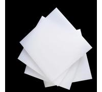Foglio PP rigido bianco 300x300mm, for pannelli divisori for macchine da taglio CNC, fai da te industriale, 1 pezzo, spessore 2-15mm(15mm)