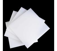 Foglio PP rigido bianco 500x600mm, for pannelli divisori for macchine da taglio CNC, fai da te industriale, 1 pezzo, spessore 2-10mm(4mm)