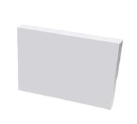 Foglio PTFE quadrato da 1 pezzo, blocco piastra bianca, scheda PTFE multiuso da 0,5 a 30 mm, lavorazione della piastra Polytef elaborazione del modello(50x50x30mm)
