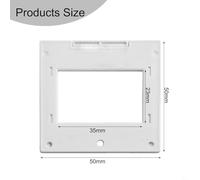 Foglio reticolato per diffrazione di trasmissione ottica, 50/100/300/600 linee, 2 mm, in plastica per spettrofotometro, analisi dello spettro luminoso, dimostrazione didattica (600 linee/mm)
