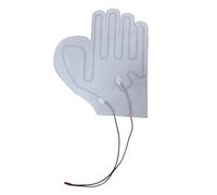 Foglio riscaldante - Cuscinetto riscaldante per guanti, fascia scaldamani regolabile, in fibra composita, coppia di interruttori di regolazione della temperatura in fibra composita, pellicola