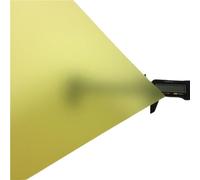 Foglio satinato Spessore lastra acrilica 3 mm, satinata su un lato oro/argento/rosso, elevata resistenza agli urti, 1 pz(Green,200 * 200mm)