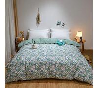 Foglio Set 100% Cotton Printing Cover Copertura a Doppia Queen King Coperchio da Letto Jiang NAN_200x200cm (Han Shi QIN Xin 200x230cm)