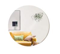 Foglio Specchio Acrilico - 7.87x7.87 Pollici Adesivi A Specchio Rotondo HD | Specchi Di Vanità Del Bagno Adesivo Decor In Camera Impermeabile Per Bagno, Soggiorno, Camera Da Letto, Trucco E Routine Qu