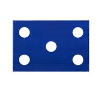 Foglio target per gabbia da golf 3 x 2 m 5 fori 210D Tessuto Oxford 12 corde