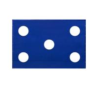 Foglio target per gabbia da golf 3 x 2 m 5 fori 210D Tessuto Oxford 12 corde elastiche