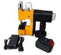 Fogna elettrica ricaricabile per sacchetti, cucitrice portatile in lega di alluminio per corriere da 0,2 a 10 mm, kraft e sacchetti di stoffa con taglio automatico del filo