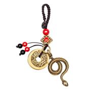 Fogna serpente portachiavi serpente domestico vintage Bedhell | estetica cinese capodanno ornamento simbolico animale accessorio canto tradizionale, a, Consulte la descripción