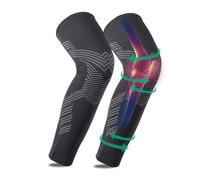 FOGOIN Tenuta compressione Ginocchiera Sport,Manicotti per ginocchio e gamba V8,Ginocchiere Artrosi Ginocchiere per donne/uomini,Sostenere dolori articolari, danni al legamento