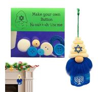 Fogukier Ornamenti Di Natale A Forma Di Per Decorazioni Festive | Gnomi Fatti A Mano Senza Volto | Decorazioni Natalizie Con Bottoni Per L'Interno | Per La Creazione Di Artigianato Per Le Feste