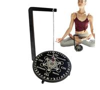 Fogukier Pendulum Board Per Divinazione - Tavola Di Guida Spirituale Per Pendolo,Supporto Verticale Fatto A Mano Per Strumenti Metafisici Lavoro Energetico Pulizia Spirituale Lettura Tarocchi
