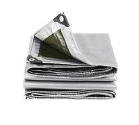 FOGUO Telone Occhiellato Impermeabile 1.5x2m, Telone PVC Occhiellato Impermeabile, Telo Pesante Occhiellato, Rinforzati e Cerati, Resistente ai Raggi UV, per Copertura e Stoccaggio Merce