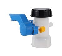 FOGWOWO IBC Serbatoio adattatore 60 mm importazione fino a 60 mm valvola rubinetto valvola per serbatoio acqua piovana, tanica, contenitore