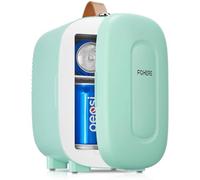 FOHERE Mini frigo da camera, 5L frigorifero piccolo per la cura della pelle, USB/220V CA/12V CC, per ufficio, dormitorio, auto,cosmetici, bevande, frutta, verde
