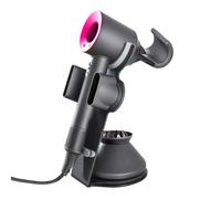 Foho Staffa di Stoccaggio Organizer Metallo Supporto per Asciugacapelli Dyson Supersonic, Compatibile con Diffusore e due Ugelli