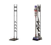 Foho Supporto per Dyson Gen5 V15 V12 V11 V10 V8 V7 V6 DC30-62, Staffa Organizer Metallo per Aspirapolvere con 4 Ganci, Montaggio Senza Foratura, Design Stabile e Portatile