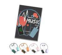 Foihletpath Sports Karaoke Bluetooth Earphones,Wireless Sound Card Live Streaming Earphone, Bluetooth Neck-Hanging Earbud Headset, Live Broadcasting Audio Earbud (Blue)