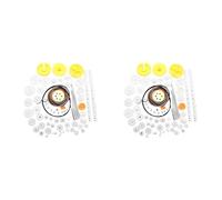 FOIJPPINP 164 Pezzi Kit di Ingranaggi Kit Assortimento di Ingranaggi DIY Set di Accessori per Robot per Auto Giocattolo Boccole per Cinghia 'ASSE degli Ingranaggi