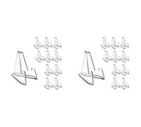 FOIJPPINP Espositore per Monete Commemorative da 80 Pezzi, Staffa Decorativa per Monete Antiche, Espositore Un Triplo Angolo, Portamonete