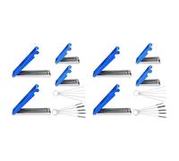 FOIJPPINP Strumento per Pulizia 'Orifizio da 8 Pezzi, Kit Strumenti per Lpulizia Punta Torcia da Taglio, Set di Detergenti per Punta Saldatura per Ugelli del Gas Stufa di Saldatura,A