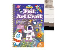 Foil Craft Kit - Child Peel-and-Press Foil Art Set | Creative Crafting Supplies, Travel Toys for Children Teens Youth, Fun Art Project for Daughter Son Girls Boys, Family Activity and Learning
