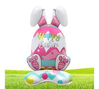 Foil Easter Balloons - 30 cm Bunny Chick Balloons, Self-Standing Party Decoration | Cute Holiday Balloon Decor for Indoor Outdoor Garden Yard Lawn Porch School Birthday Farmhouse Celebration