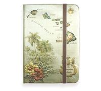 Foil notebook - Islands of Hawaii - tan Small