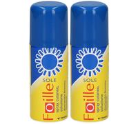 Foille Sole Spray Per Ustioni Solari ed Eritemi 2x70 g Spray