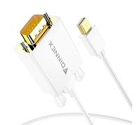 FOINNEX Mini Displayport to VGA Cable, Thunderbolt to VGA Adapter, Surface Pro 6 5 4 3 Mini DP to VGA Cables for Mac, MacBook Pro Air, MS Surface Book to Monitor, Projector, TV, 3M/10FT