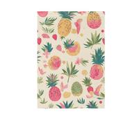 Foiosoh Bandiera da giardino in stile country con ananas, 30,5 x 45,7 cm, robusta bandierine da giardino di benvenuto per esterni, cortile, casa, piccole vacanze stagionali, prato, patio, decorazioni