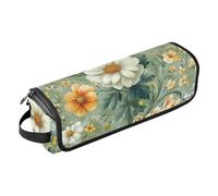 Foiosoh Borsa da viaggio per strumenti per capelli con cuscinetto resistente al calore, impermeabile, organizer da viaggio per strumenti caldi e accessori per la cura dei capelli, viola del pensiero e