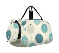 Foiosoh Green Circle, borsone da palestra da ragazza con scomparto per scarpe, grande capacità, per viaggi notturni, viaggi, weekender, per viaggi, sport, borsone e weekend