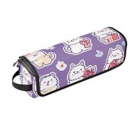 Foiosoh Hot Hair Tools Borsa da viaggio con cuscinetto resistente al calore, organizer portatile per strumenti per lo styling dei capelli, per piastre, ferri arricciacapelli, gatti LaPerm e regalo