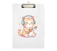 Foiosoh Music Little Cat Appunti Donna Hard Board per il primo anno insegnante Must Haves Dimensioni 9 x 12