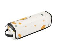 Foiosoh Organizer 2 in 1 per strumenti per capelli, con tappetino resistente al calore, custodia per il trasporto, ferro arricciacapelli piatto, impermeabile, organizer per raddrizzatori, ferro