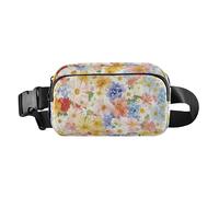 Foiosoh Summer Little Daisy elegante marsupio per donne e uomini, piccola borsa sportiva a tracolla con tracolla regolabile per viaggi, palestra, lavoro, Margherita estiva, 1 size