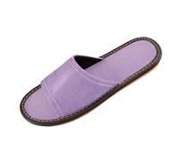 Foiosoh Viola Gradiente Spa Sandalo Indoor Lavabile Accogliente Open Toe Scarpe per Camera da Letto per Piscina Palestra Bag, Viola sfumato., 10.5-11