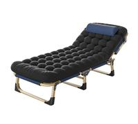 Foirtoevu Lettino da campeggio pieghevole for adulti, chaise longue reclinabile regolabile for, lettino, lettini for dormire, brandina for esterni, casa, ufficio(C1)