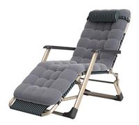 Foirtoevu Sedia a sdraio pieghevole con materasso, chaise longue reclinabile for esterni, lettino da campeggio regolabile, sedie a for, for ufficio a casa(B)