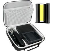 Foiset Nero Duro Viaggio Caso Copertina coustodia per Canon Selphy CP1300 / CP1500 / CP1200 stampante fotografica and 1 cartuccia di inchiostro a colori e 36 fogli di carta fotografica 4x6